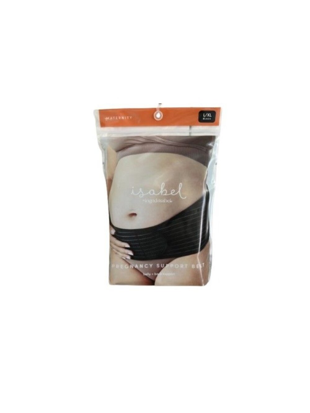 NIB Ingrid & Isabel The Pregnancy Support Belt Black Size L/XL